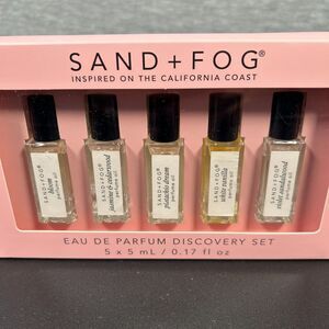 Sand And Fog Parfum Discovery Set Parfum Oil Rollerball Set Discovery 5 Oil NEW